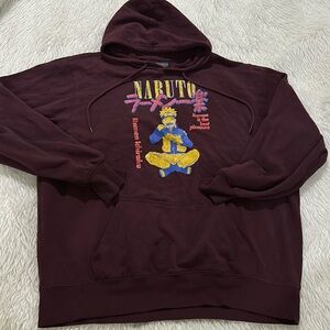 Naruto ramen noodles hoodie size xl